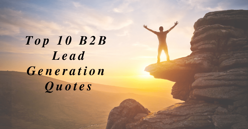 B2B Lead Generation Quotes