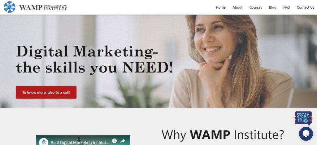  WAMP Digital Marketing Institute 