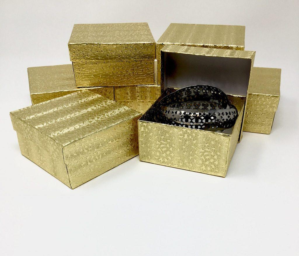Gold Foil Boxes make customers gag