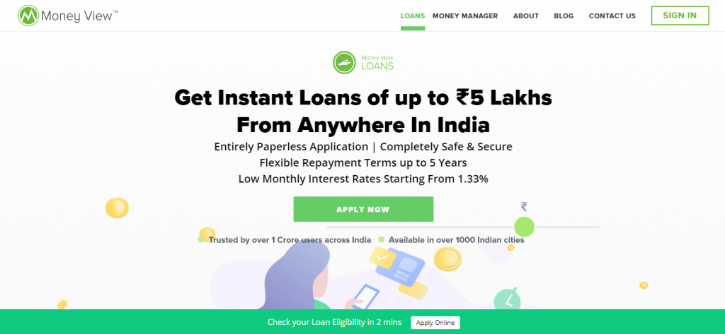 Money View - online loan app in India