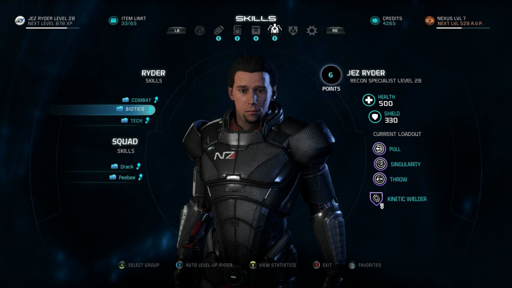 Mass Effect Andromeda Builds