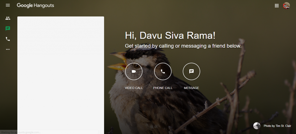 Google Hangouts -Zoom Alternative