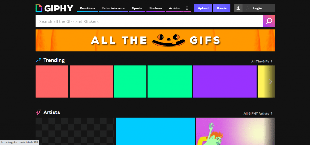 Giphy - Chrome extensions for content marketers