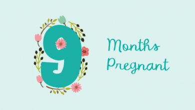 Ninth month pregnant