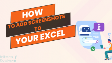 Add Screenshots to Your Excel