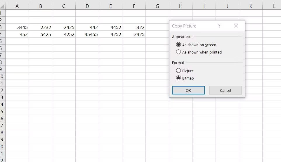 Add Screenshots to Your Excel