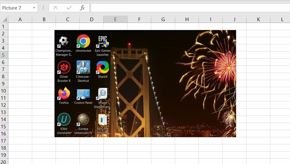 Add Screenshots to Your Excel